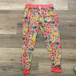 Little Sleepies Floral Pajama Pants - Pink, Yellow, Green